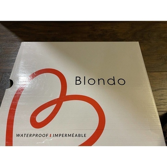 Blondo Waterproof Ankle Boots - Faux Snakeskin 2.5" Block Heel Women's Size 6.5 - Picture 5 of 6